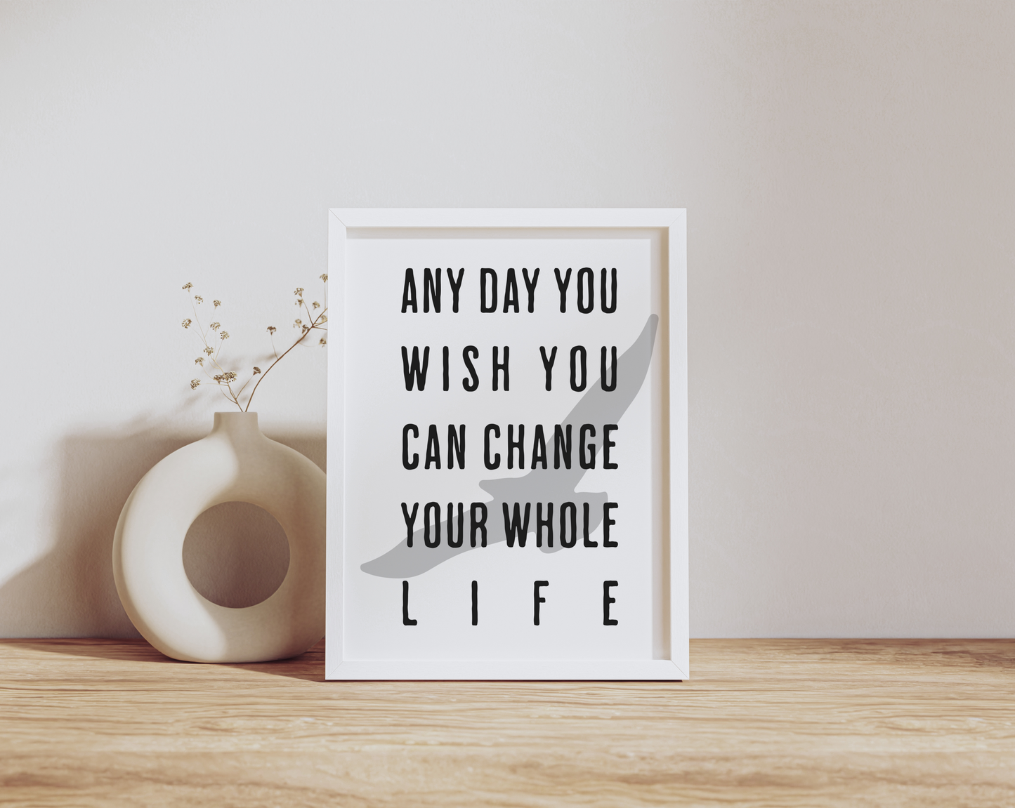 Inspirational Motivational Quote Poster Wall Art 