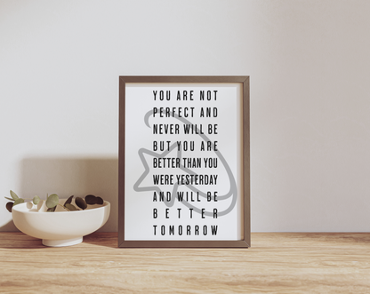 You Will Be Better Tomorrow