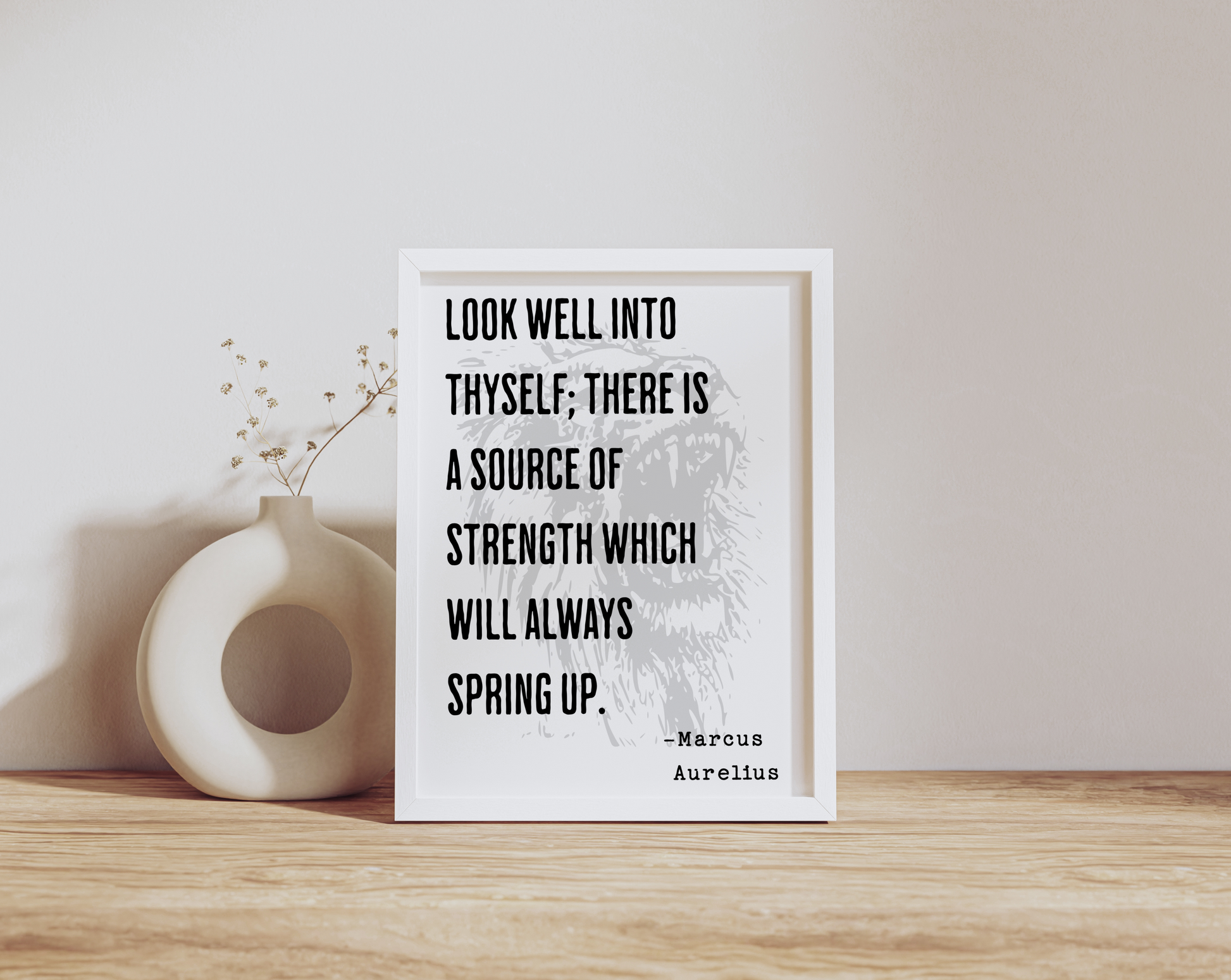 Inspirational Motivational Quote Poster Wall Art 